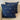 Skyline Hand Embroidered Navy Cotton Cushion Covers
